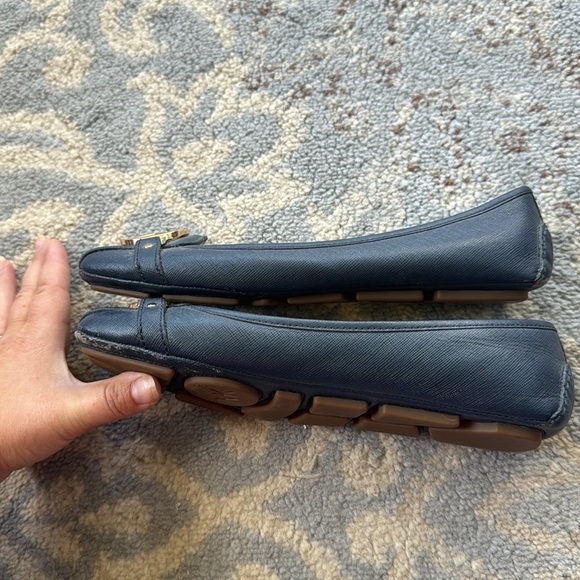 Michael Kors Signature Fulton Moc Ballet Flats Navy 7.5 - Picture 5 of 10